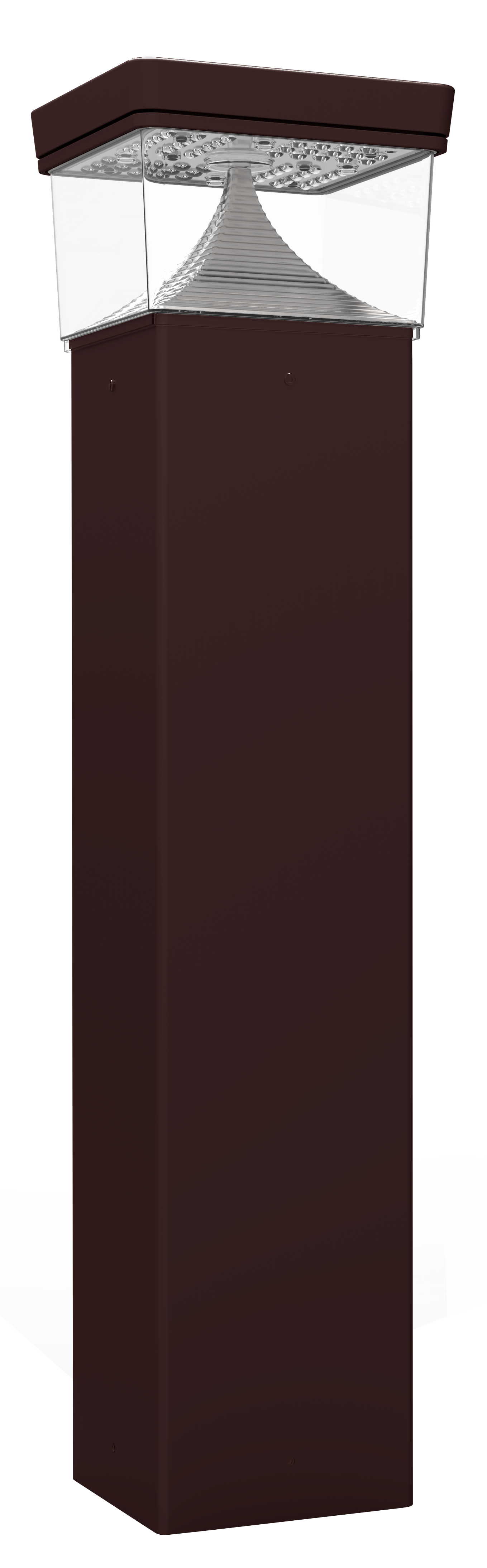 11189 Landscape Bollard, Bronze, Flat Top, Square 3000K/4000K/5000K 20W