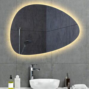 Glass Curved LED Mirror