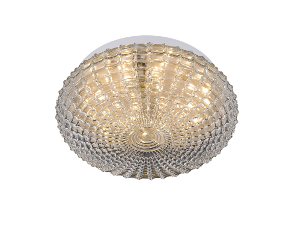 Ceiling Round Glass Decorative 2 - Clear
