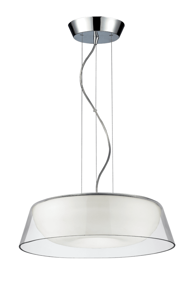 Pendant Round Pan Glass