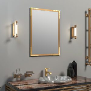 Framed Square Designed Mirror