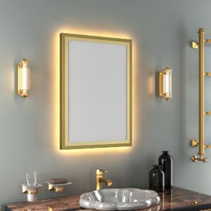 Framed Square Backlit LED Mirror