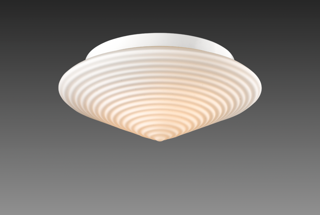 Ceiling Round Cone Glass Frosted