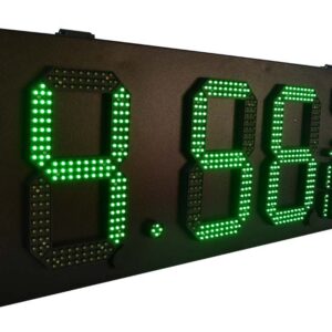 11701 Smart LED Gas Price Sign – 12” Slim Design, RF Remote, Bluetooth & 4G Enabled Display