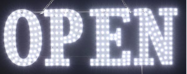 60032 LED Display LED Display Open Sign 60W 9000K 60W