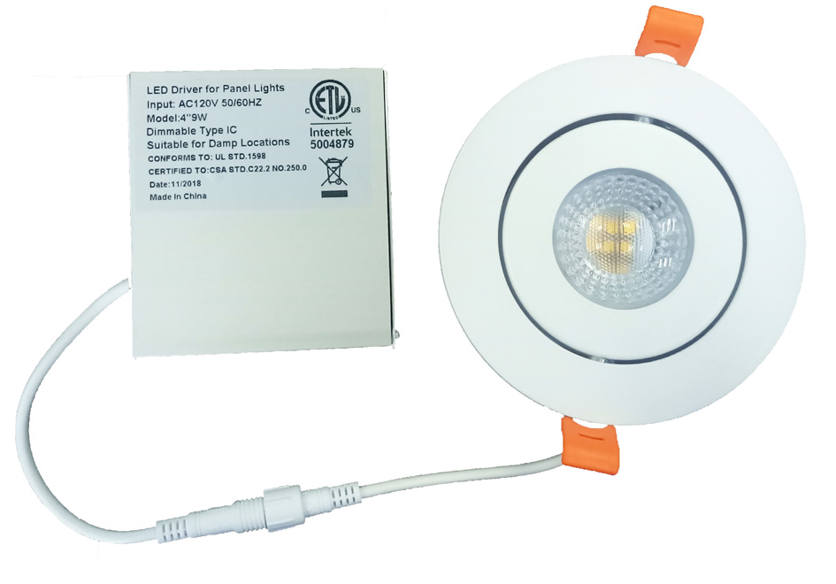 11466 CCT Gimbal Downlight, 6 in – 12W