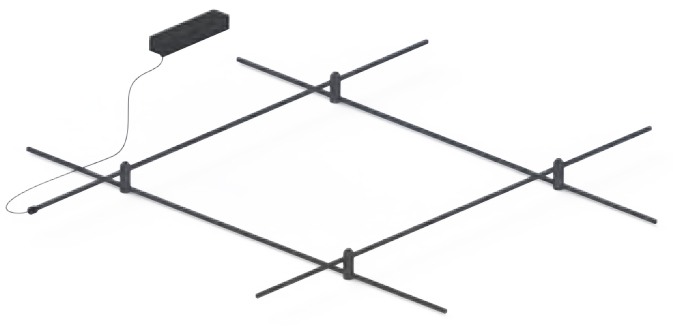 12077 M3 M3 32×32 Matrix Base, Copper