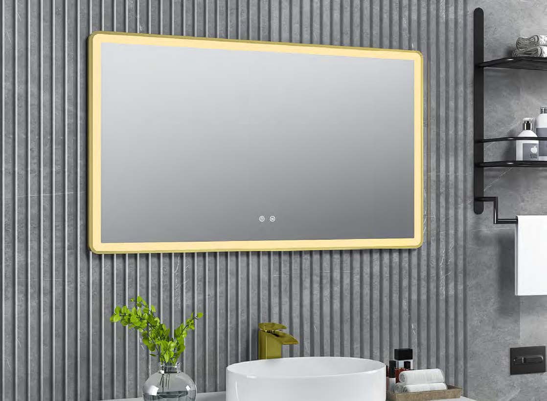 11365 Mirror Framed Mirror Matte Black 30×36 2700K/4500K/6500K 35W