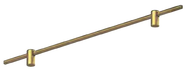 12097 M3 M3 40” Adaptive Rail B, Copper