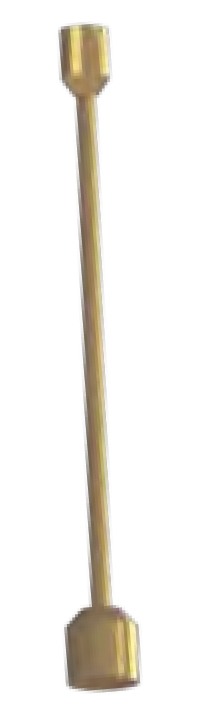 12102 M3 M3 12” Long End Pipe B, Copper