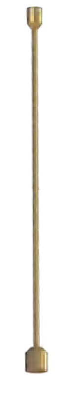 12104 M3 M3 28” Long End Pipe B, Copper