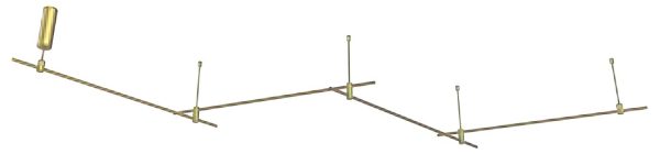 12110 M3 M3 4×40” Linear Adaptive Kit, Copper