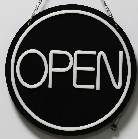 60024 LED Display LED Display Neon Open Sign Chasing Color 30W