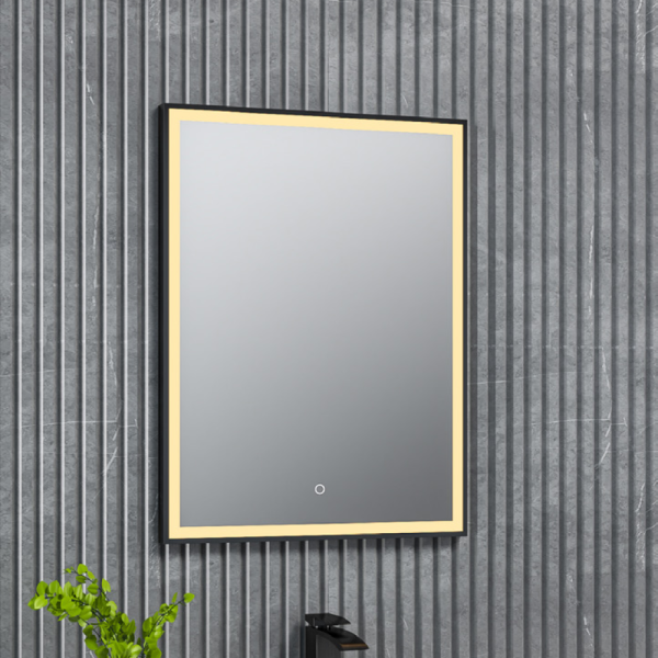 11365 Mirror Framed Mirror Matte Black 30×36 2700K/4500K/6500K 35W