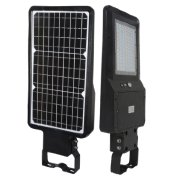 40367-B Curved Pole Plate LED Solar Area Light, SSLPR – 40W
