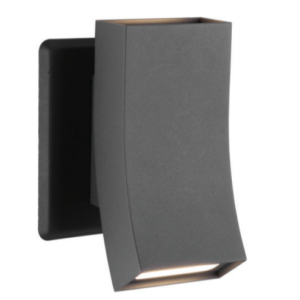 10555 Sconce WL-15003, Dark Gray 5000K 10W