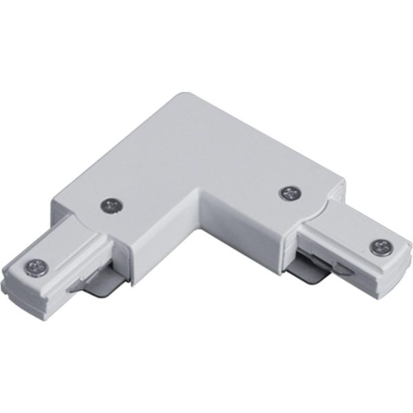 40737-H TLS Track L Connector – White